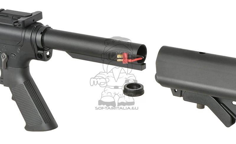 Fucile softair M4/AR-15 Knight's Armament 13" nero con ETU di WELL PRO