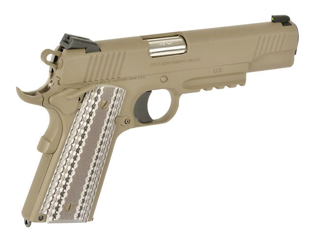 Replica Colt M45A1 Combat Unit GBB Tan di EMG