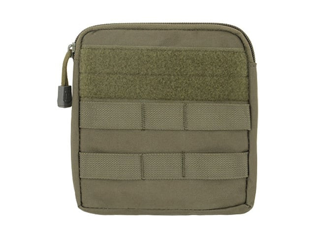 Tasca utility con cerniera MOLLE Ranger Green di 8FIELDS