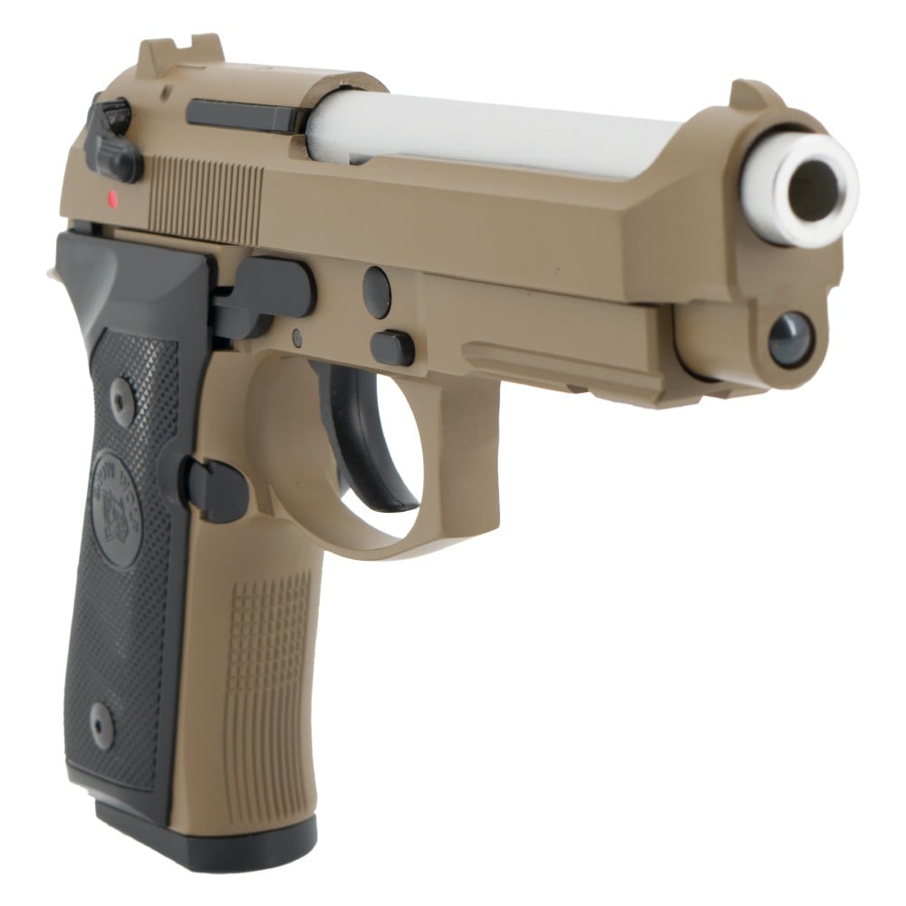 Pistola a Gas Scarrellante in Metallo Tan di SNOW WOLF