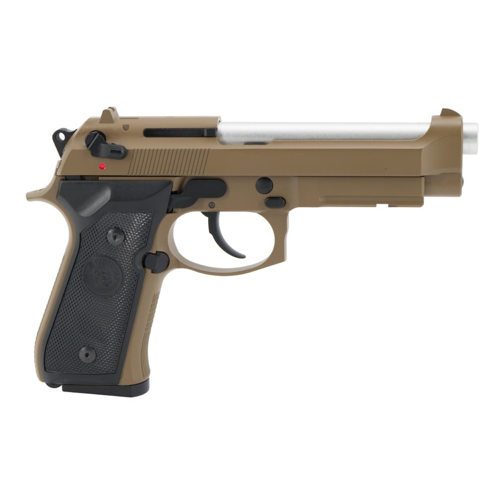 Pistola a Gas Scarrellante in Metallo Tan di SNOW WOLF