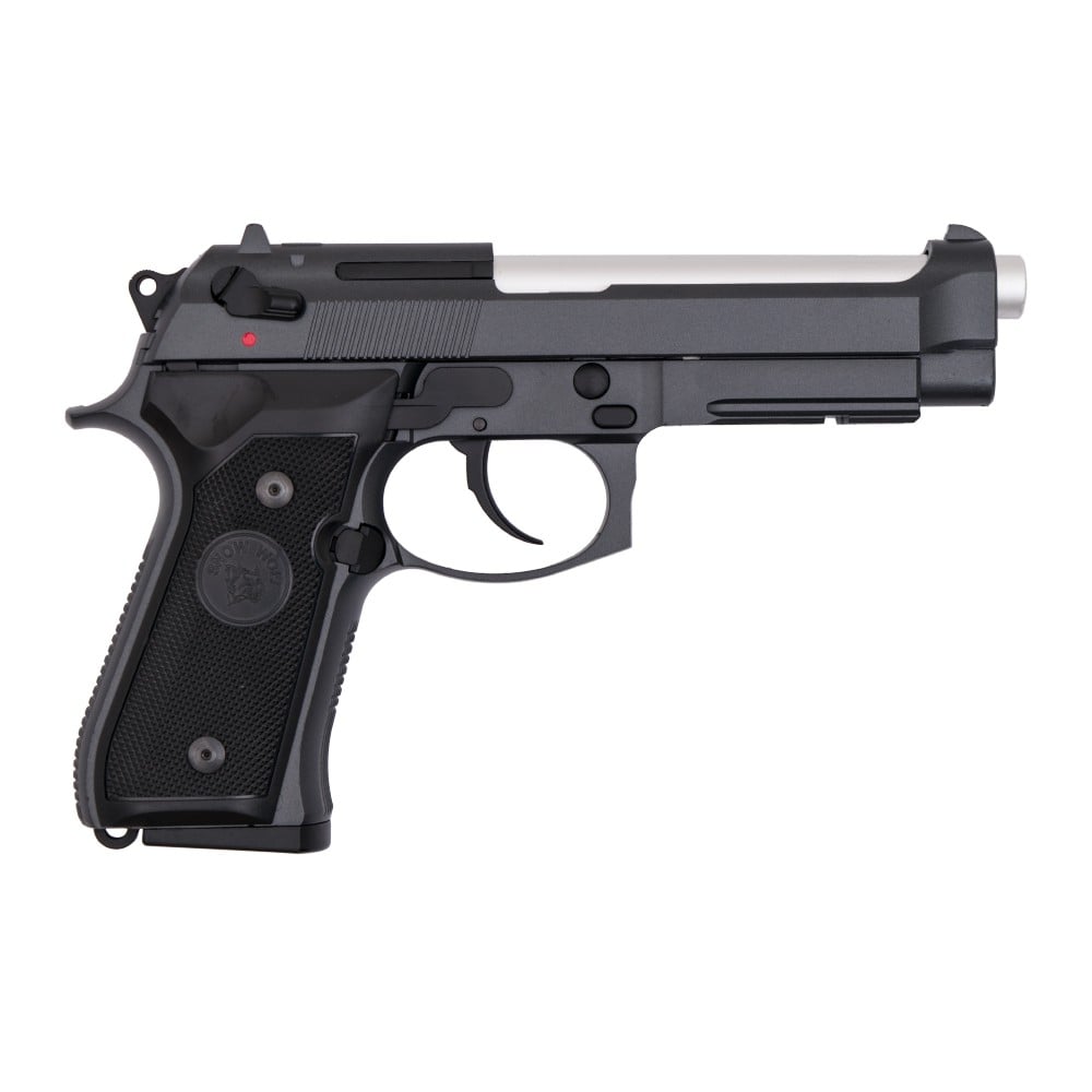 Pistola a gas scarrellante in metallo nera di SNOW WOLF