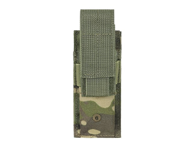 Tasca porta caricatore singolo per pistola con patta Multicamo Tropic di 8FIELDS