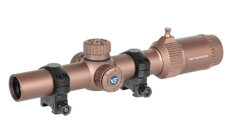 Ottica da fucile Forester 1-8x24 SFP LPVO FDE di VECTOR OPTICS