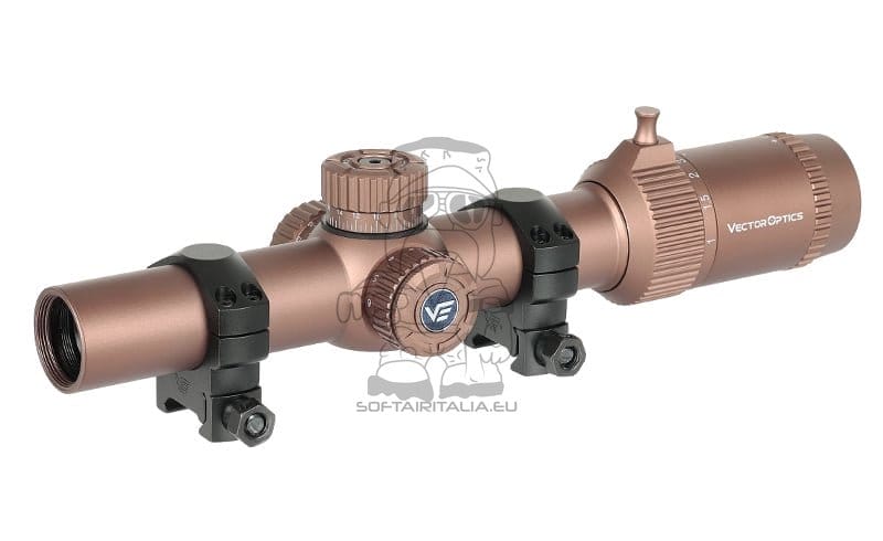 Ottica da fucile Forester 1-8x24 SFP LPVO FDE di VECTOR OPTICS