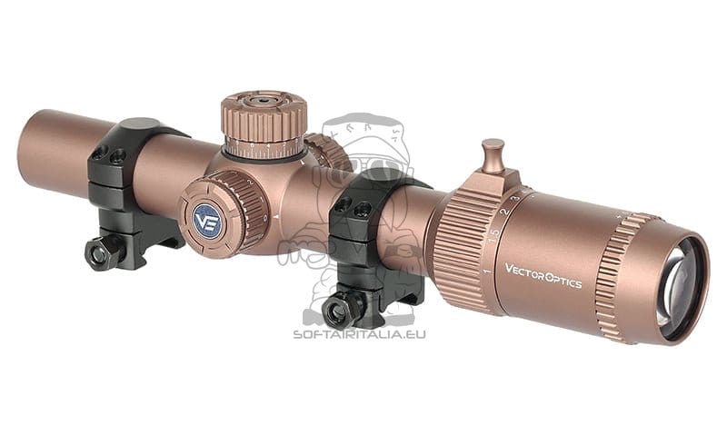 Ottica da fucile Forester 1-8x24 SFP LPVO FDE di VECTOR OPTICS