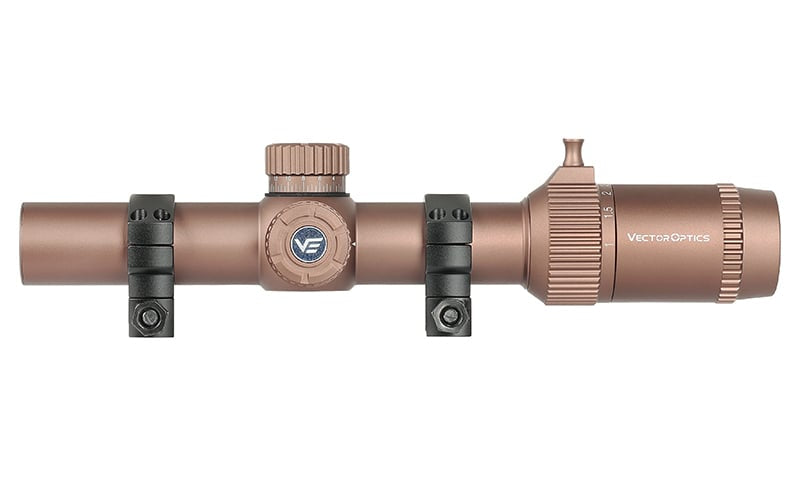 Ottica da fucile Forester 1-8x24 SFP LPVO FDE di VECTOR OPTICS