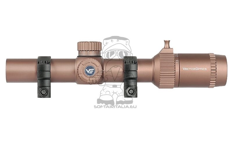 Ottica da fucile Forester 1-8x24 SFP LPVO FDE di VECTOR OPTICS