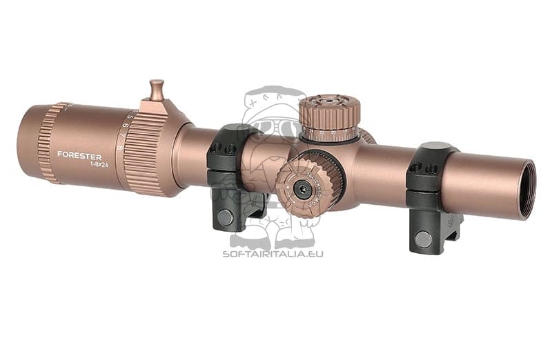Ottica da fucile Forester 1-8x24 SFP LPVO FDE di VECTOR OPTICS