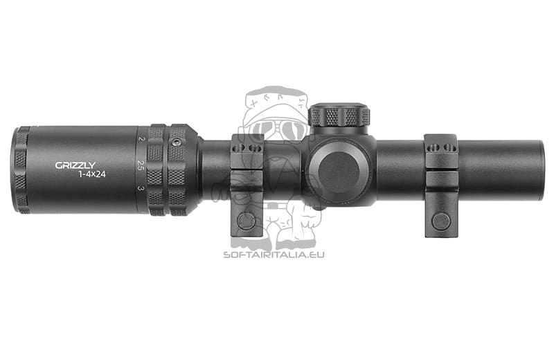Ottica da fucile LPVO Grizzly 1-4x24 di VECTOR OPTICS