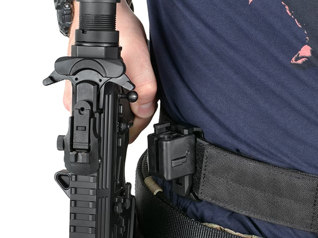 Fibbia a sgancio rapido AR-15 nera di APS
