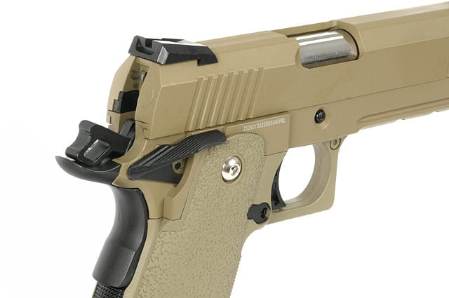 Pistola replica HI-CAPA GBB Tan di GOLDEN EAGLE