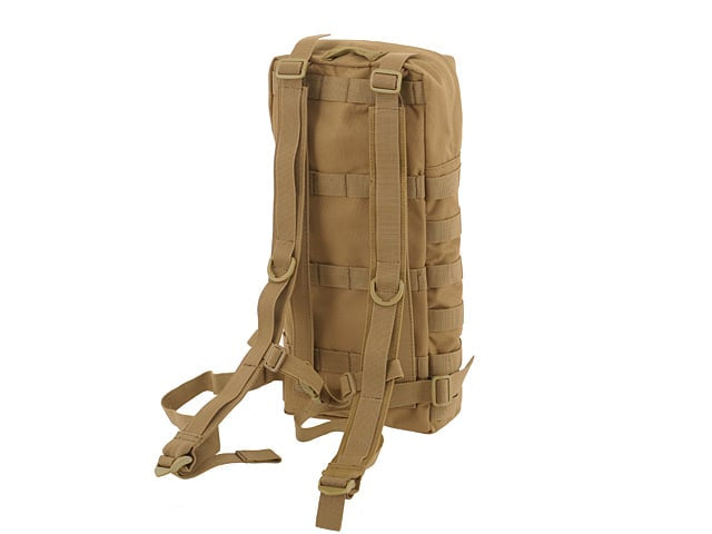 Porta idratazione tattico MOLLE con cinghie - coyote di 8FIELDS