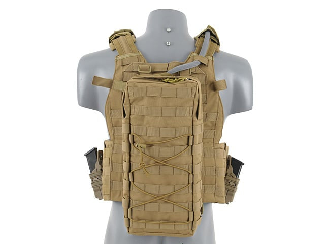 Porta idratazione tattico MOLLE con cinghie - coyote di 8FIELDS