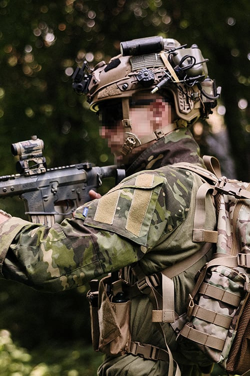 Replica di elmetto balistico Spec-Ops di nuova generazione - Dark Earth di FMA