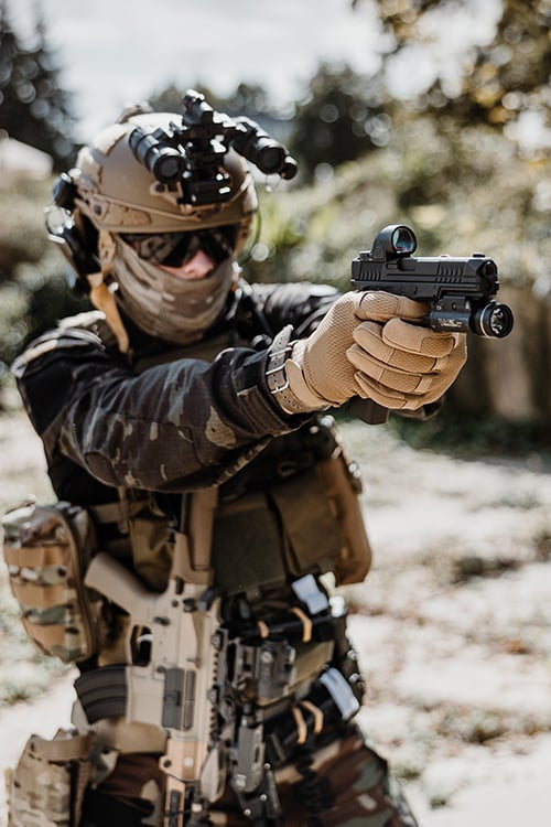 Pistola GBB JDG PFS9 nera di DOUBLE EAGLE