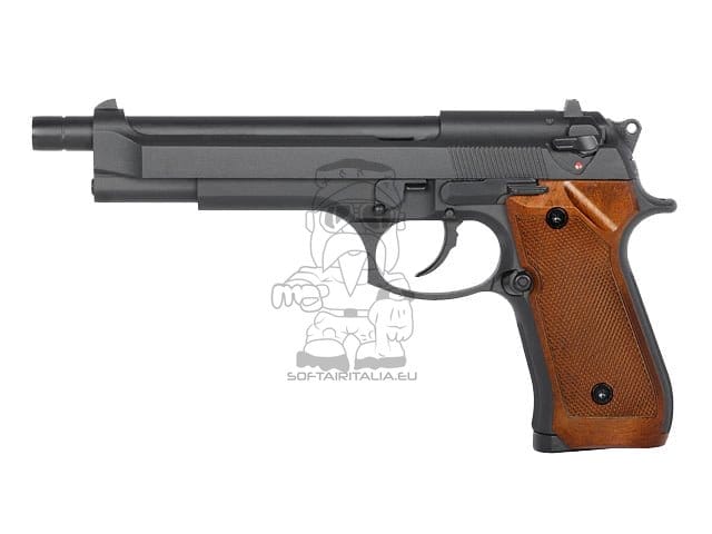 Pistola a CO2 M92L nera di WE