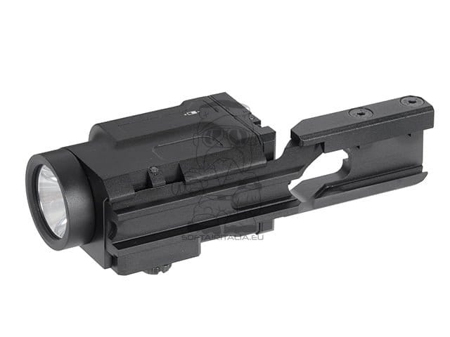 Torcia tattica russa K-2P nera di WADSN