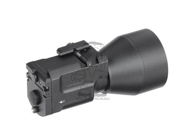 Torcia tattica LED russa K-2U nera di WADSN