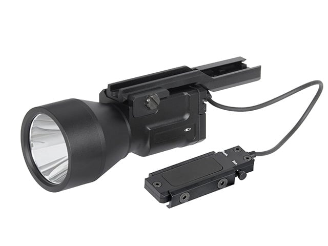 Torcia tattica LED russa K-2U nera di WADSN