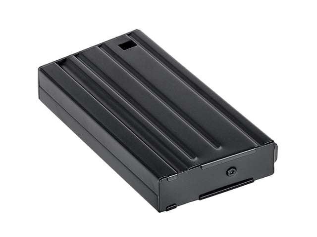 Caricatore Mid-Cap in acciaio da 120 colpi per SR25/AR10 nero di E&C