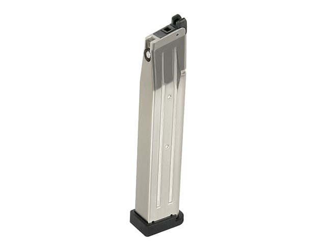 Caricatore lungo Hi-Capa R501/R603/R604 argento di JAG ARMS