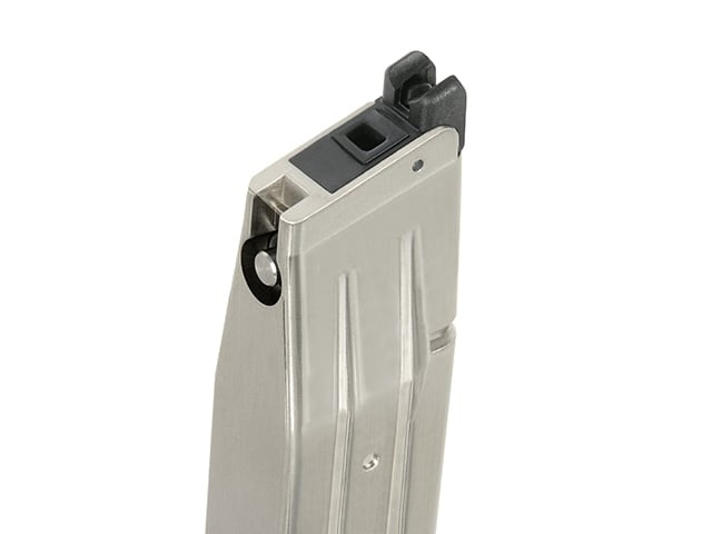 Caricatore lungo Hi-Capa R501/R603/R604 argento di JAG ARMS