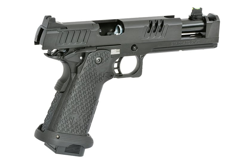 Pistola Staccato 2011 XC licenziata EMG nera di 6MMPROSHOP