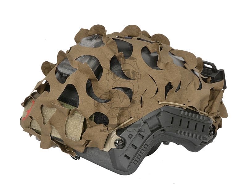 Copertura mimetica tagliata al laser 3D per elmetto high-cut Coyote di 8FIELDS
