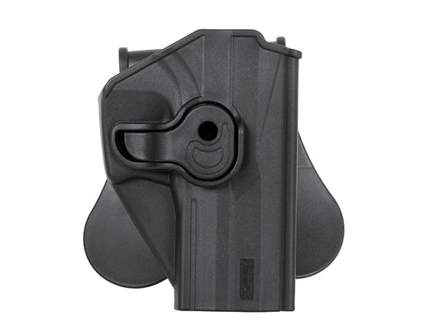 Fondina per KWA/LS/UMAREX USP/USP Compact nera di AMOMAX