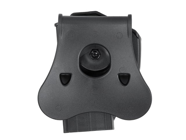 Fondina per KWA/LS/UMAREX USP/USP Compact nera di AMOMAX