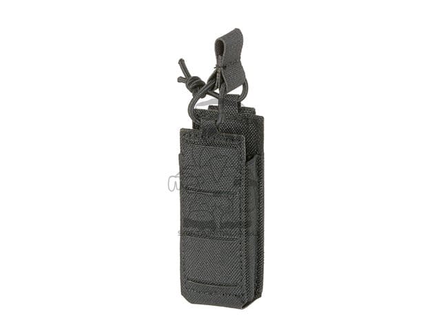 Tasca portacaricatore pistola elastica laser-cut nera di 8FIELDS