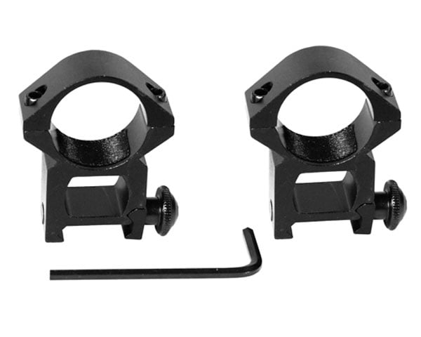 Anelli di montaggio alti 25 mm per slitta RIS di PCS