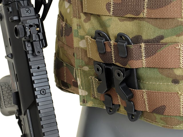 Dispositivo di ritenzione arma (versione MOLLE) nero di FMA