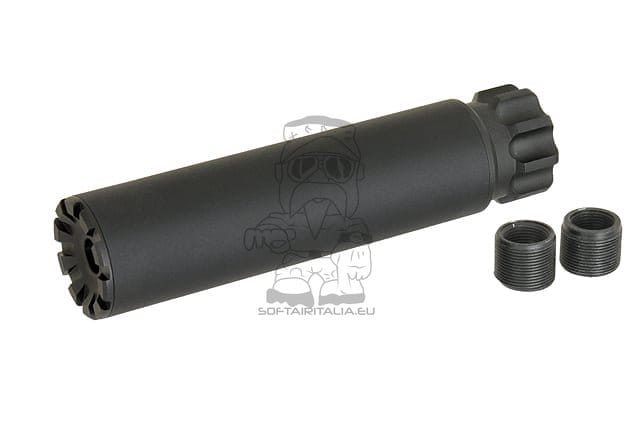 Silenziatore dummy Spook 148mm nero di FMA