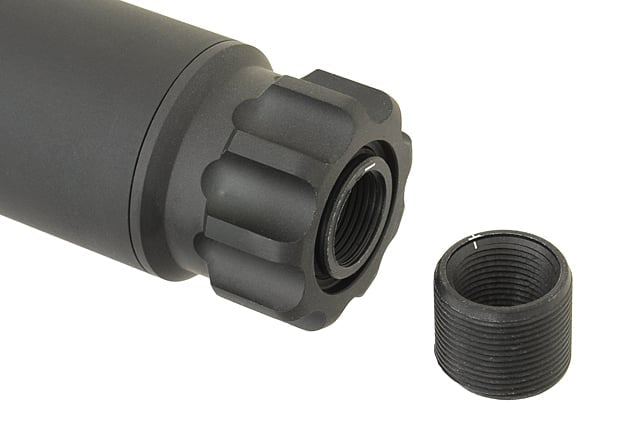 Silenziatore dummy Spook 148mm nero di FMA