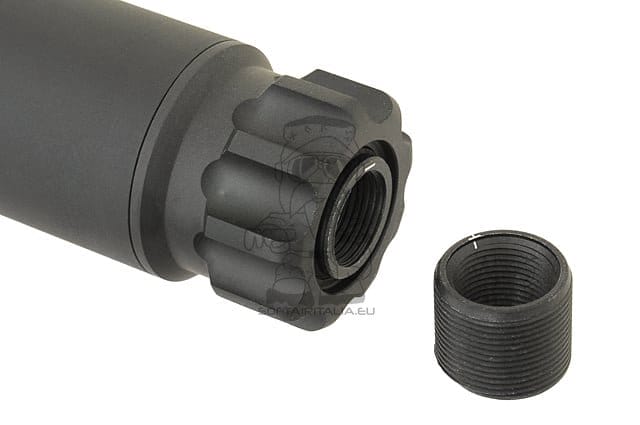 Silenziatore dummy Spook 148mm nero di FMA