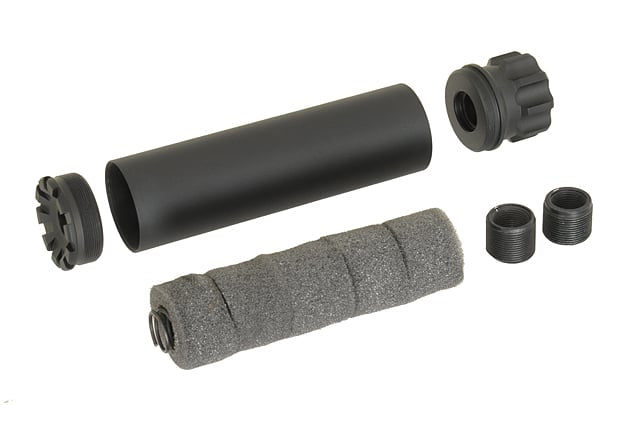 Silenziatore dummy Spook 148mm nero di FMA