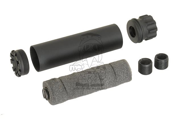 Silenziatore dummy Spook 148mm nero di FMA