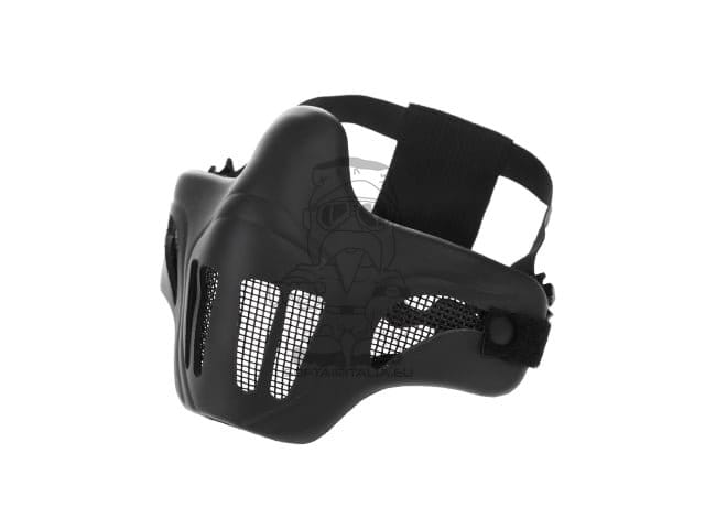 Maschera facciale in rete stile Ghost nera di BIG DRAGON