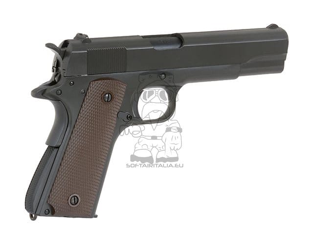 Pistola softair M1911 U.S. ARMY grigio scuro di ARMY ARMAMENT