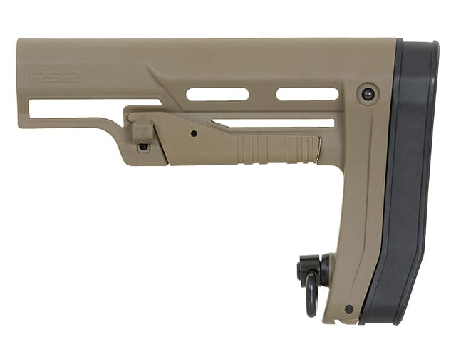 Calcio sottile RS2 per serie AR-15/M4 colore Dark Earth di APS