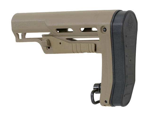 Calcio sottile RS2 per serie AR-15/M4 colore Dark Earth di APS