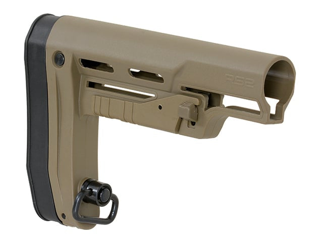Calcio sottile RS2 per serie AR-15/M4 colore Dark Earth di APS