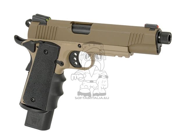 Pistola a gas 1911 R32 Sandstorm grigio scuro di ARMY ARMAMENT