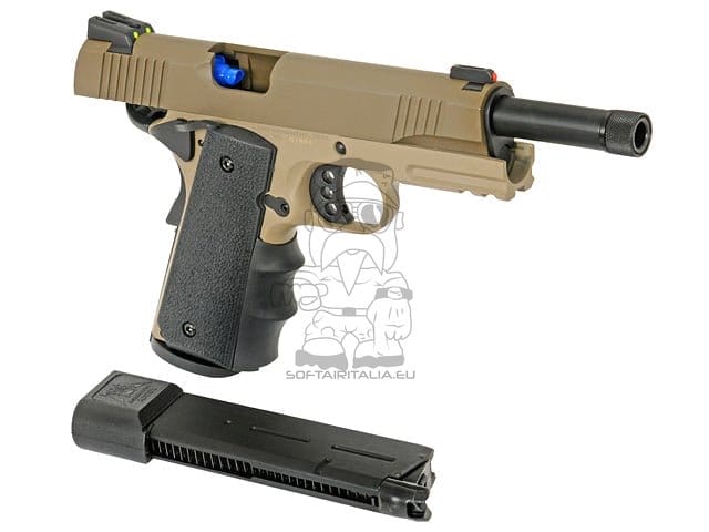 Pistola a gas 1911 R32 Sandstorm grigio scuro di ARMY ARMAMENT
