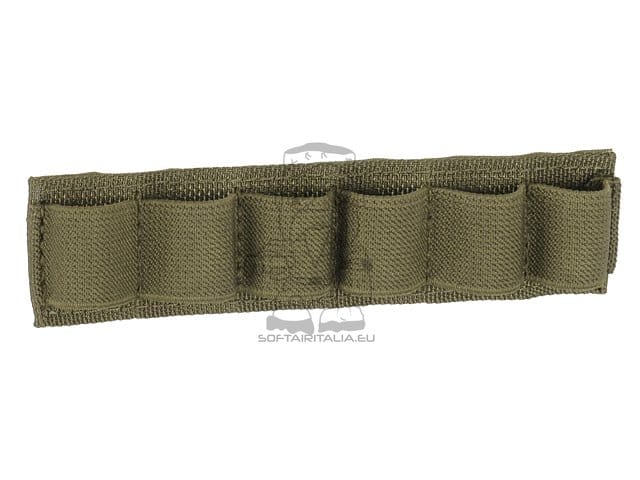 Tasca per 6 cartucce fucile a pompa - Oliva di 8FIELDS