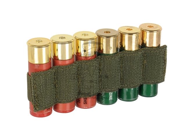 Tasca per 6 cartucce fucile a pompa - Oliva di 8FIELDS