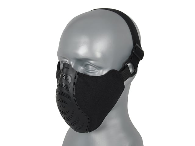 Maschera a mezza faccia nera di FMA