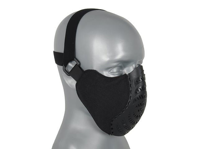 Maschera a mezza faccia nera di FMA